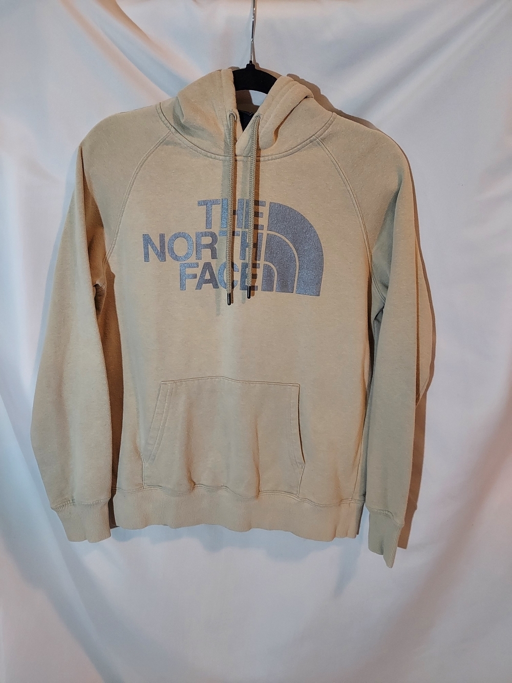 The North Face Half Dome Pullover Hoodie Tan Beige Grey Graphic Size S